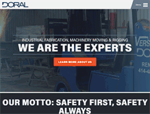Tablet Screenshot of doralcorp.net